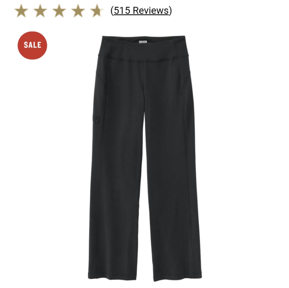 NWT Women's NoGA Classic Relaxed Leg Pants - Size M petite - Duluth Trading Co